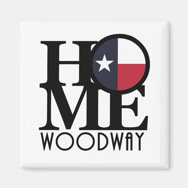 HOME Woodway Texas Magnet (Framsidan)