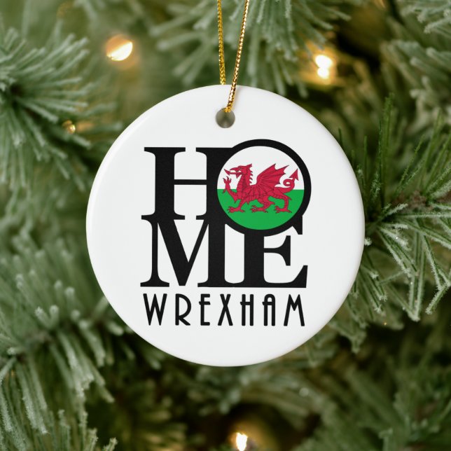 HOME Wrexham Wales Julgransprydnad Keramik (Träd)