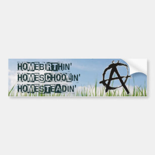 Homebirthin Homeschoolin Homesteadin Bildekal