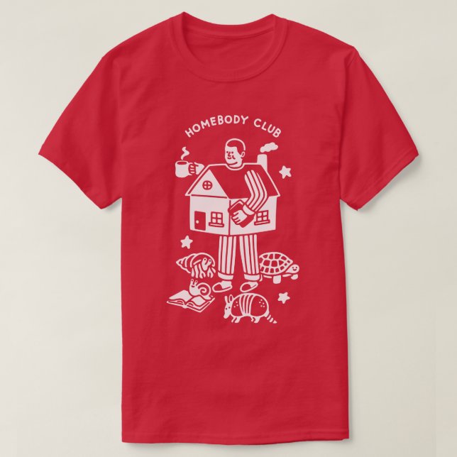 Homebody-Klubb T Shirt (Design framsida)