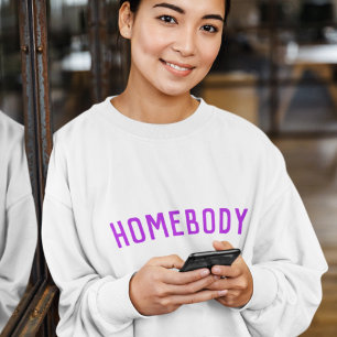 Homebody   Modern Lila Trendig Home Älskare T Shirt