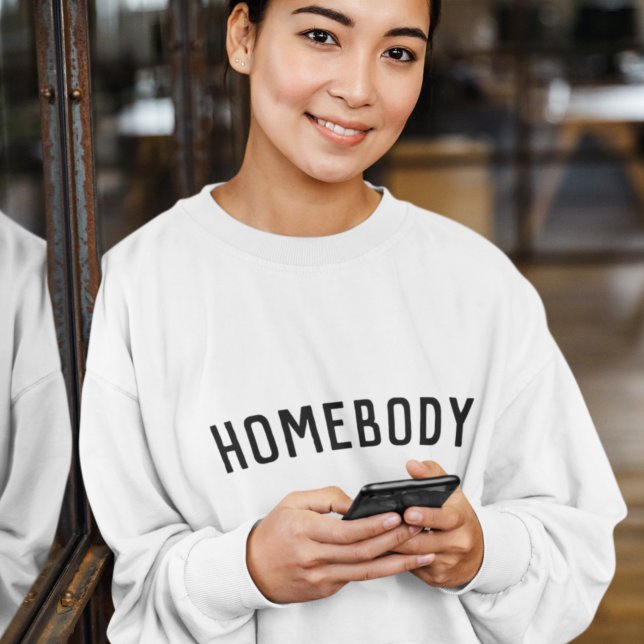 Homebody | Modern Trendig för minimal Snyggt hemma T Shirt (Skapare uppladdad)