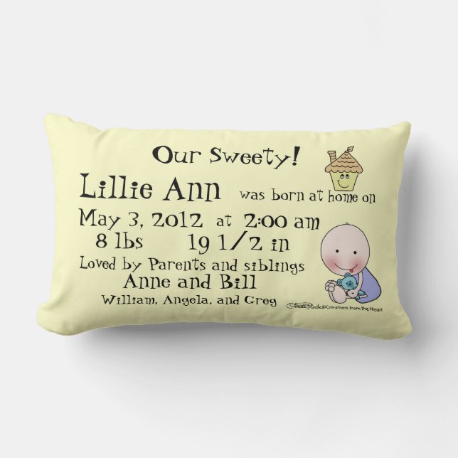 Homeborn Notice Info American MoJo Pillows Lumbarkudde (Framsida)