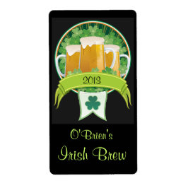 HomebreIrish Beer Label Fraktsedel