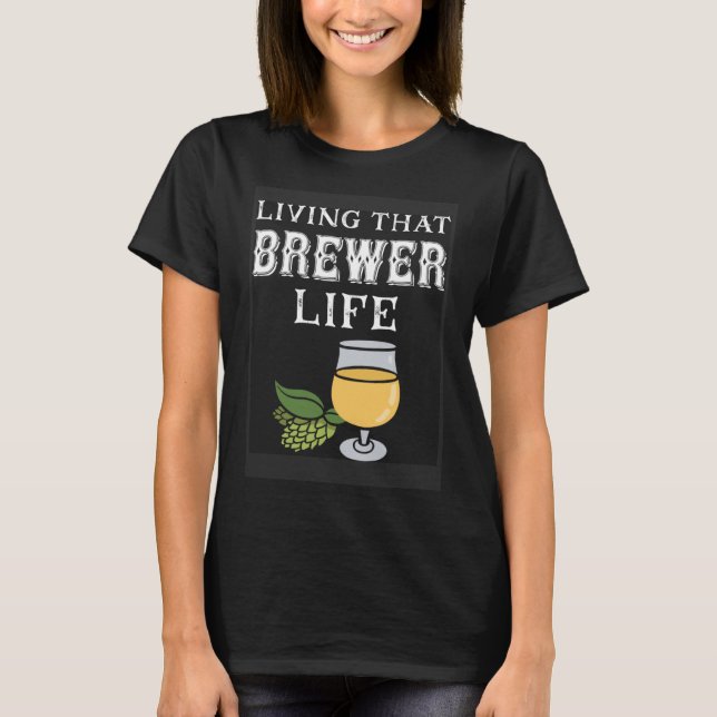 Homebreiska BROMSBROTTSKÖR FÖR Homebreber T Shirt (Framsida)