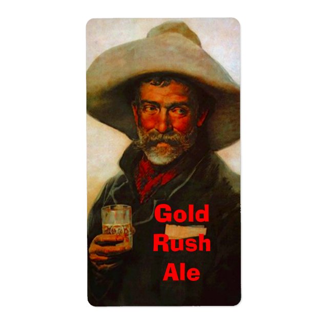 Homebreiska förråd med homebreetiketter fraktsedel (Framsidan)