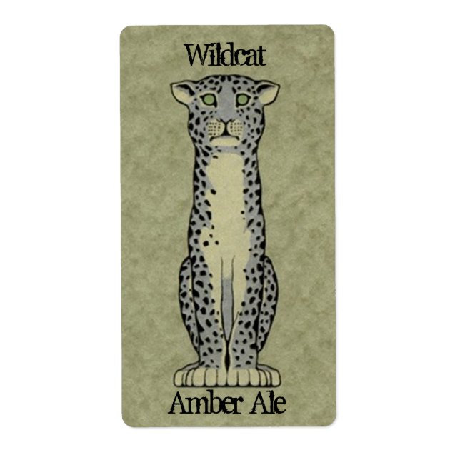 Homebreiska förråd med homebreetiketter fraktsedel (Framsidan)