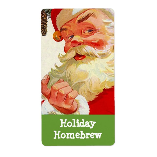 Homebreiska förråd med homebreetiketter fraktsedel (Framsidan)