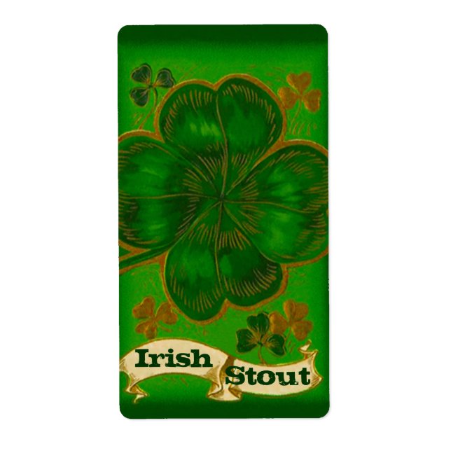 Homebreiska förråd med homebreetiketter fraktsedel (Framsidan)