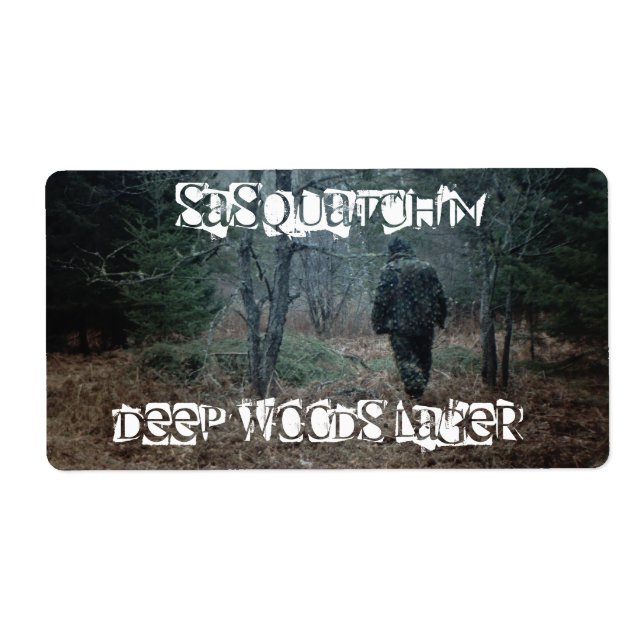 Homebreiska förråd med homebreetiketter fraktsedel (Framsidan)