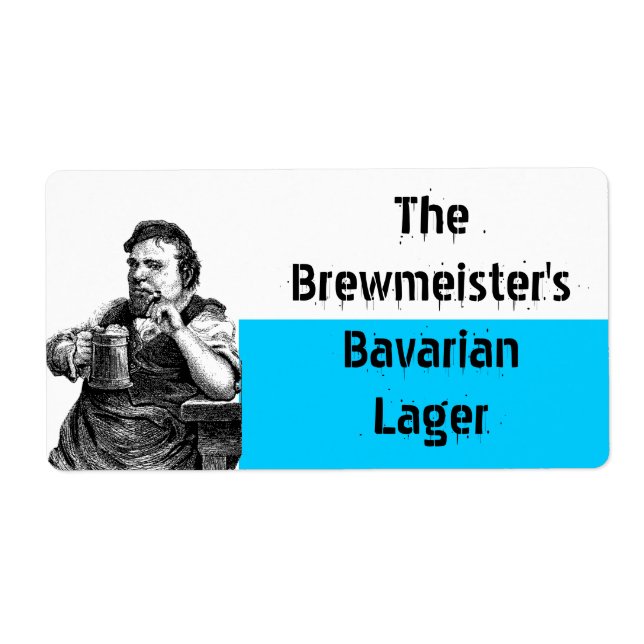 Homebreiska förråd med homebreetiketter fraktsedel (Framsidan)