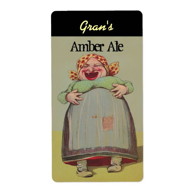 Homebreiska förråd med homebreetiketter fraktsedel (Framsidan)