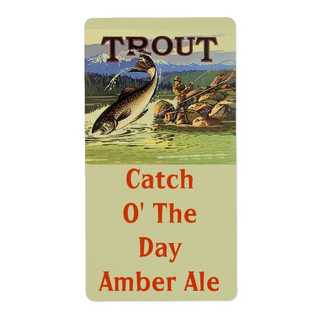 Homebreiska förråd med homebreetiketter fraktsedel (Framsidan)