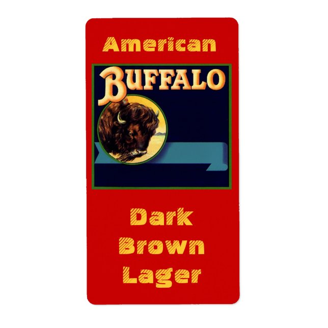 Homebreiska förråd med homebreetiketter fraktsedel (Framsidan)