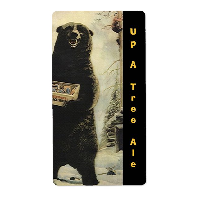 Homebreiska förråd med homebreetiketter fraktsedel (Framsidan)