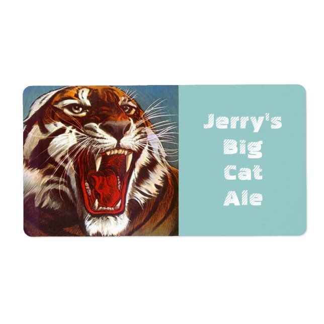 Homebreiska förråd med homebreetiketter fraktsedel (Framsidan)