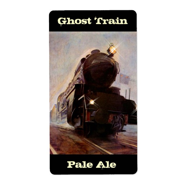 Homebreiska förråd med homebreetiketter fraktsedel (Framsidan)