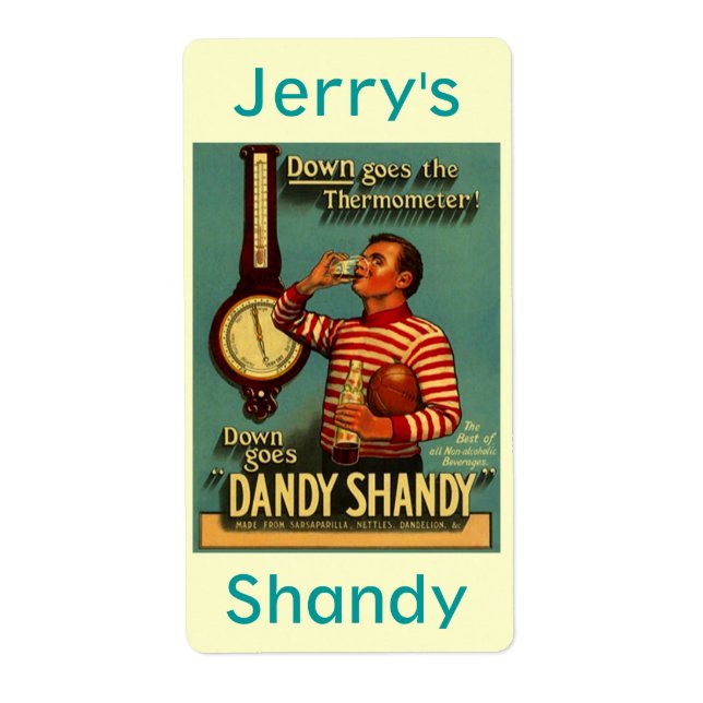 Homebreiska förråd med homebreetiketter fraktsedel (Framsidan)