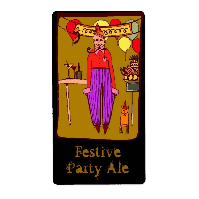 Homebreiska förråd med homebreetiketter fraktsedel (Framsidan)