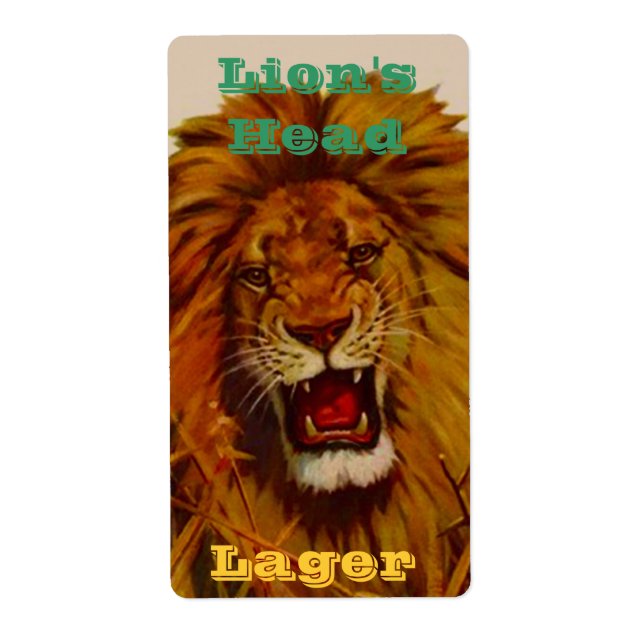 Homebreiska förråd med homebreetiketter fraktsedel (Framsidan)