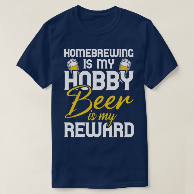 Homebreven är mitt hus t shirt (Design framsida)