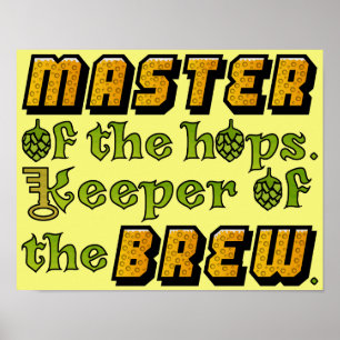 Homebrew Beer Brewery Poster