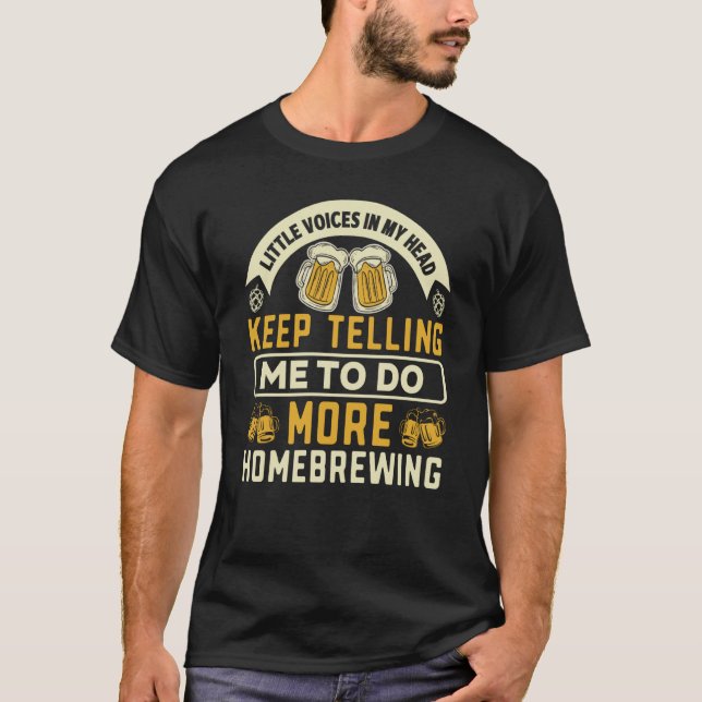 Homebrewing Beer Brewing Alcoholic  1 T Shirt (Framsida)