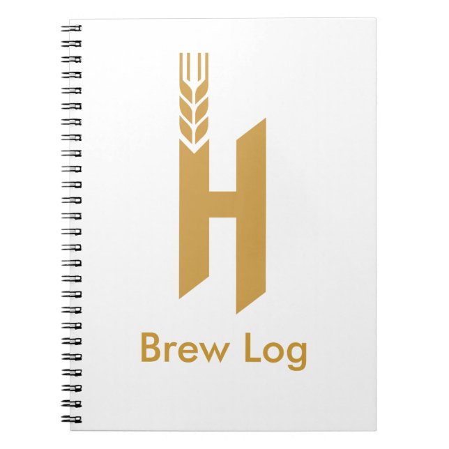 Homebrewing logbook anteckningsbok (Framsidan)