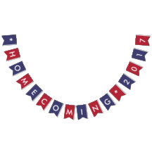 Homecoming 2017 American Flagga Typography