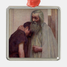 Homecoming (Far och son) Julgransprydnad Metall