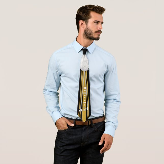Homecoming Football Morsa Necktie Slips (In Situ)