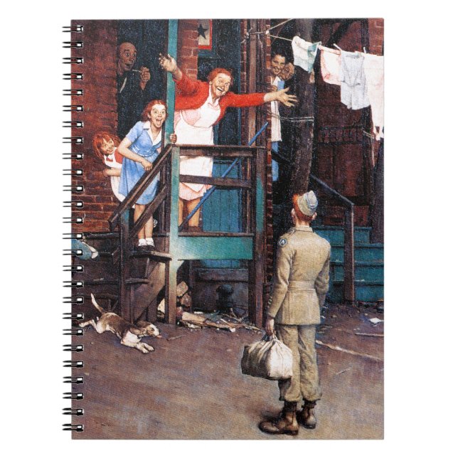 Homecoming G.I. Anteckningsbok (Framsidan)