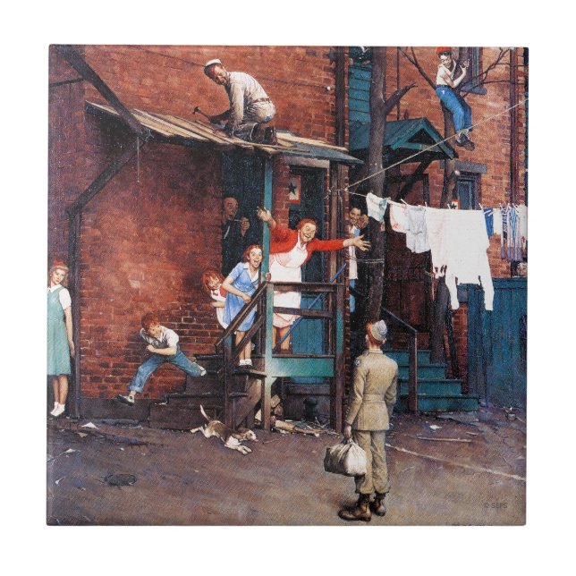 Homecoming G.I. Kakelplatta (Framsidan)