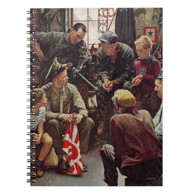 Homecoming Marine Anteckningsbok (Framsidan)