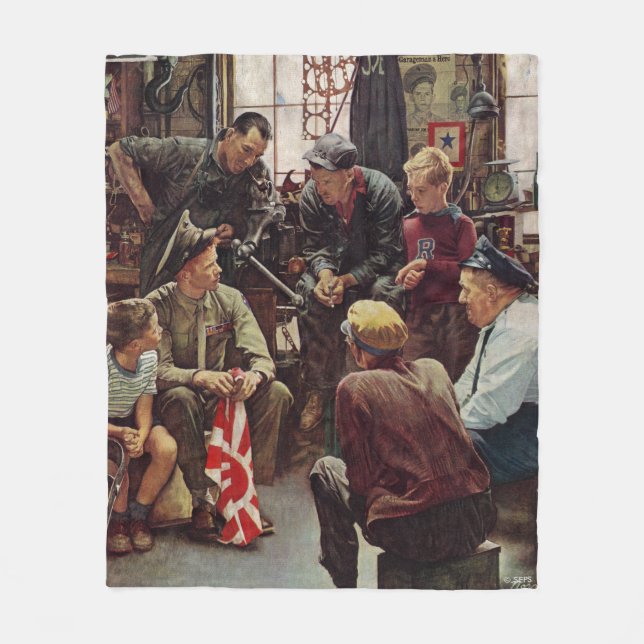 Homecoming Marine Fleecefilt (Framsidan)