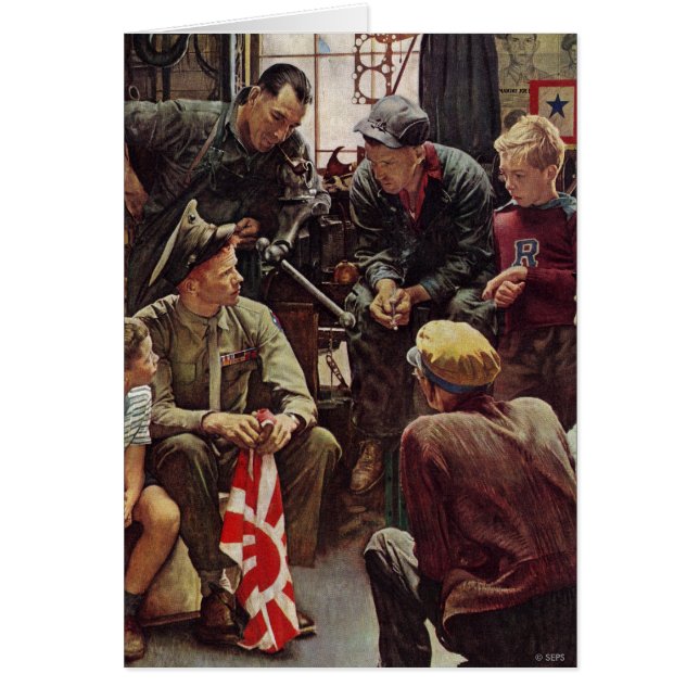 Homecoming Marine Hälsningskort (Framsidan)