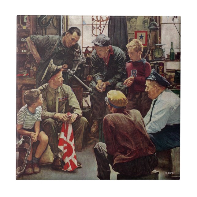 Homecoming Marine Kakelplatta (Framsidan)