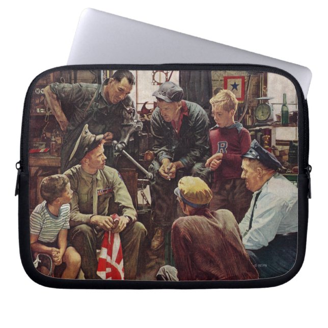 Homecoming Marine Laptop Sleeve (Framsidan)