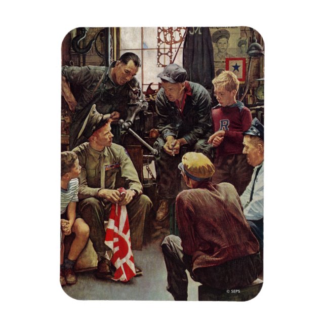 Homecoming Marine Magnet (Vertikal)