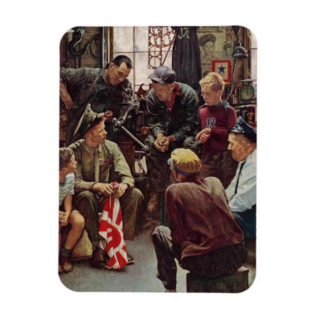 Homecoming Marine Magnet (Vertikal)