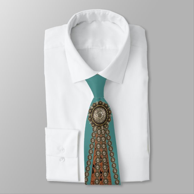 Homecoming Morsa Westernare Stil Necktie Slips (Bunden)