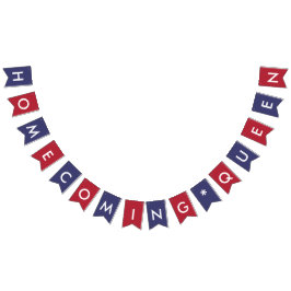 Homecoming Queen American Flagga Färg Typography