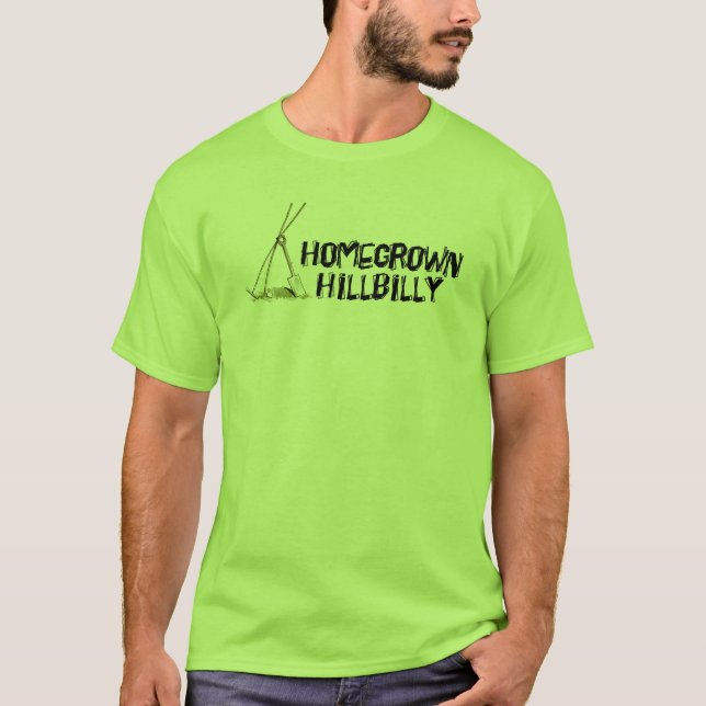 HomeGrown bondlurk för T-shirt (Framsida)