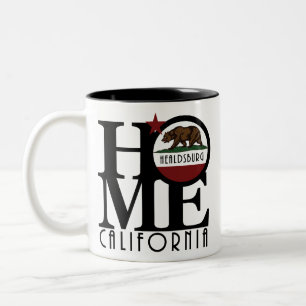 HOMEHealdsburg California 11oz Two-Tone Coffee Mug Två-Tonad Mugg