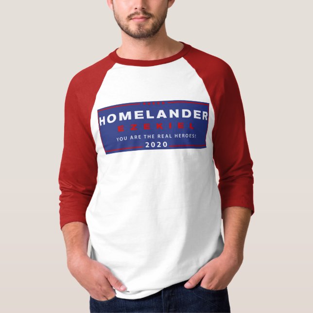 Homelander för president t shirt (Framsida)