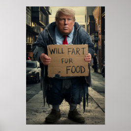 Homeless Trump Poster