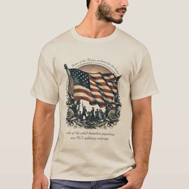homeless vet T-Shirt (Framsida)