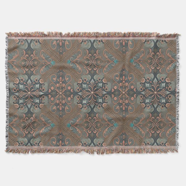 Homely cottage pattern filt (Framsidan)