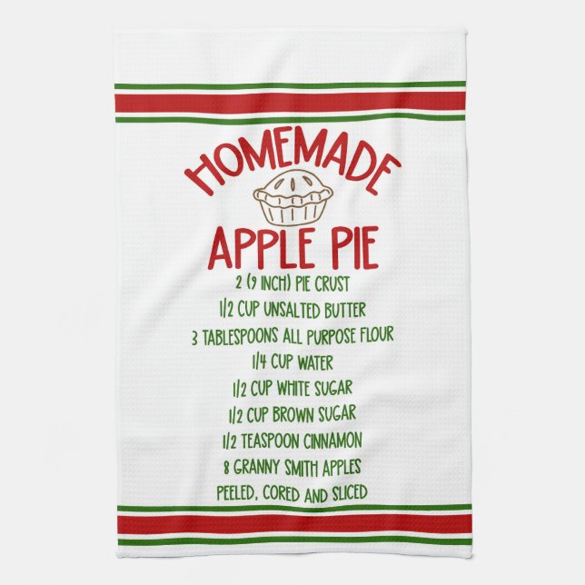 Homemade Apple Paj Kökshandduk (Vertikal)
