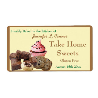 Homemade Baked Goods Association Bright Brown Kant Fraktsedel
